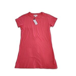 NWT Velvet Graham Spencer Top Womens Medium Pink Crew Neck T-Shirt Cotton Blend